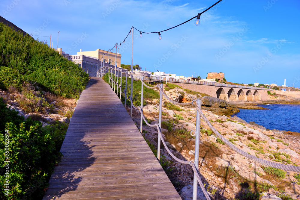 Fototapeta premium the coast of Santa Maria di Leuca Puglia Italy