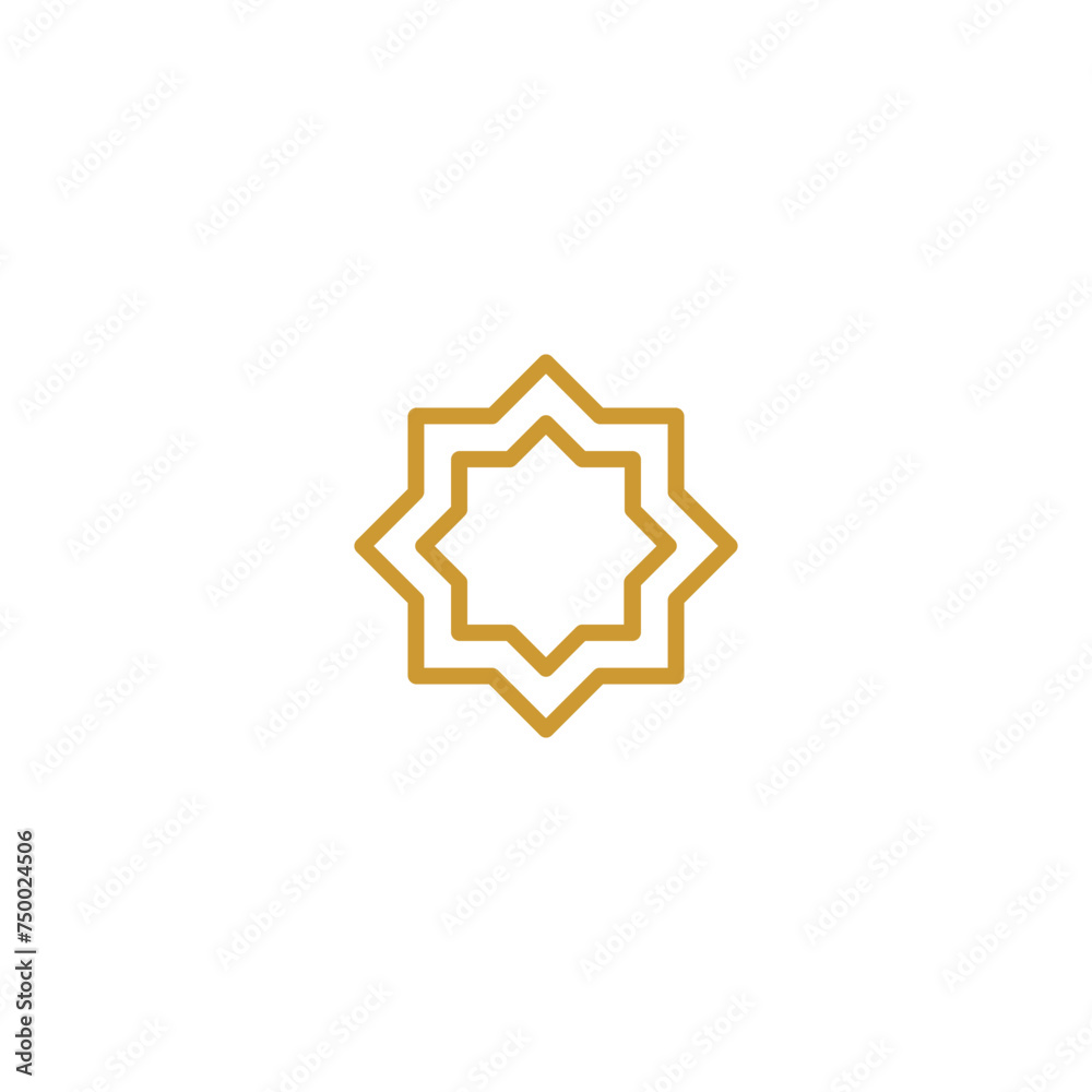 Ramadhan Icon Monoline