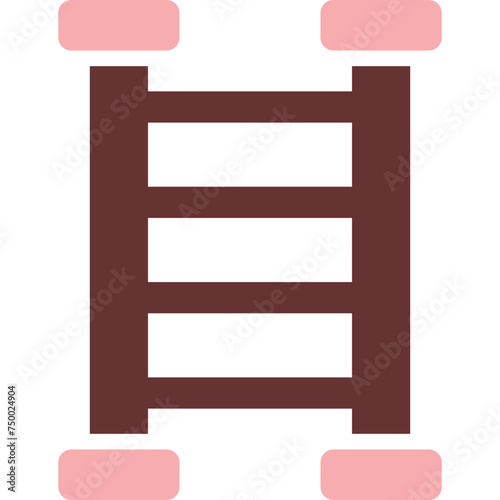 Ladder Vector Glyph Two Color Icon