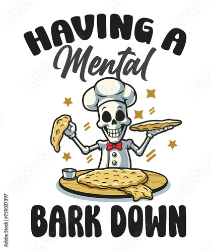 Having a Mental Bakedown Bakers T-Shirt design vector, Funny Baking Tee, Culinary Chaos Shirt, Mental Health shirt, Baking,mental, baking, bakedown, bakers, t-shirt, funny, culinary, chaos, health,