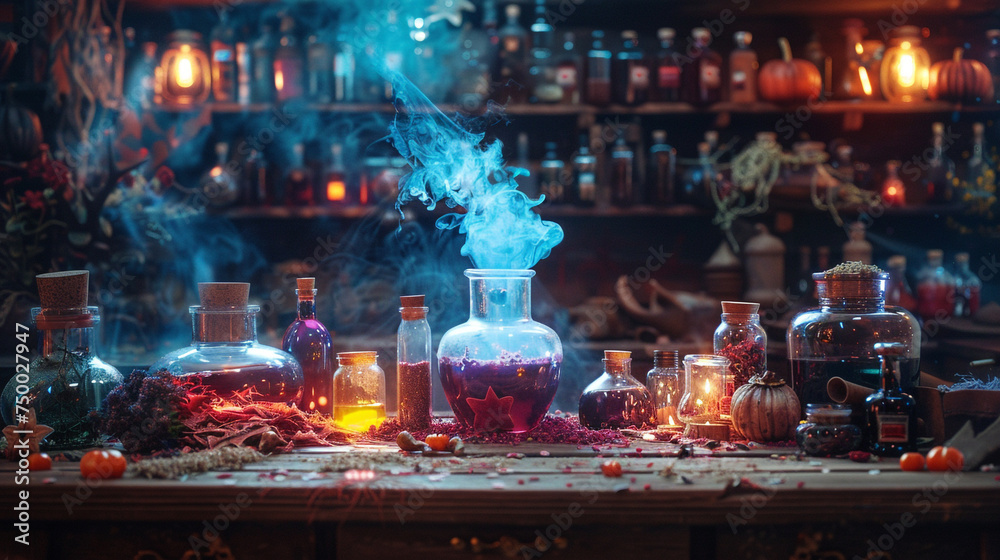 Create a potion-making station at your Halloween party, allowing guests to mix and match creepy concoctions for a truly magical and immersive experience.