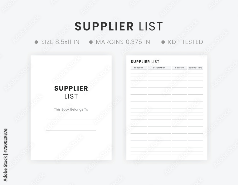 Supplier List Template | Supplier Database Template | Vendor Contact List Template Supplier List Template | Supplier Database Template | Vendor Contact List Template