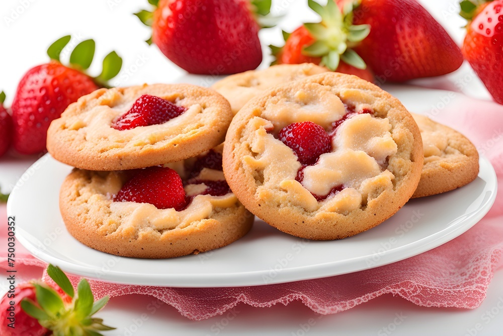 strawberry cookies strawberry cookies