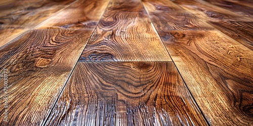 The beauty of natural wood flooring: showcasing unique grain patterns and colors. Concept Natural Wood Flooring, Grain Patterns, Color Variations, Unique Designs