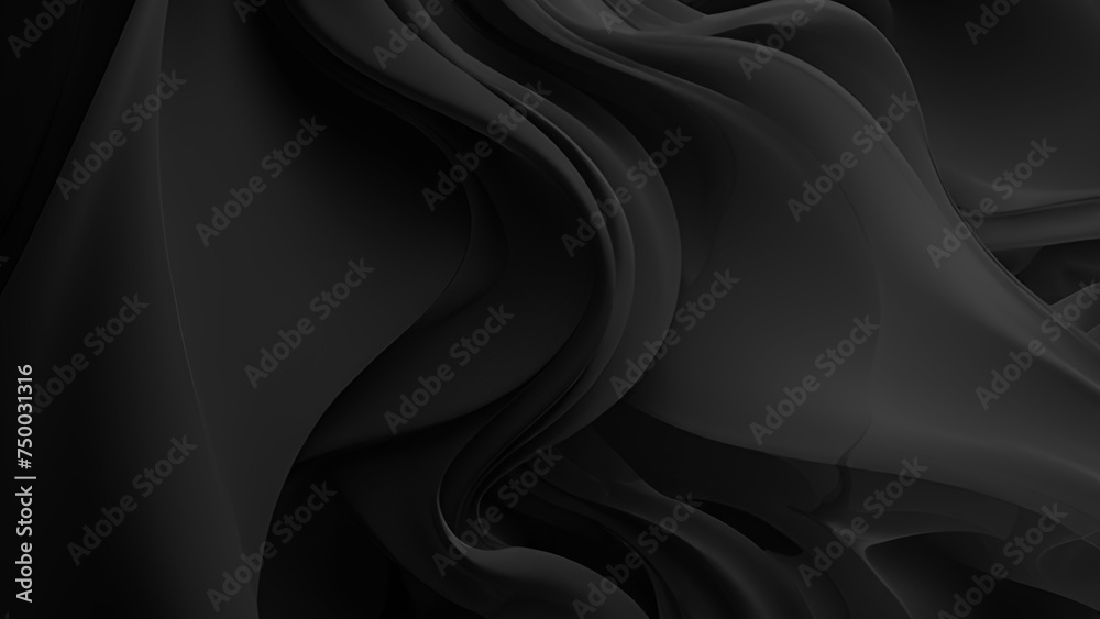 Fototapeta premium Black Abstract Wallpaper, Dark Background Image, black wallpapers sleek minimalist to intricate textures, Dark Background offer a sophisticated backdrop for your device. Embrace the depth of darkness
