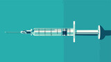 Medical syringe Isolated