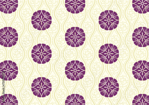 和柄　文様　日本　平安　装束　着物　イメージ