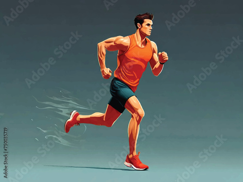 person running