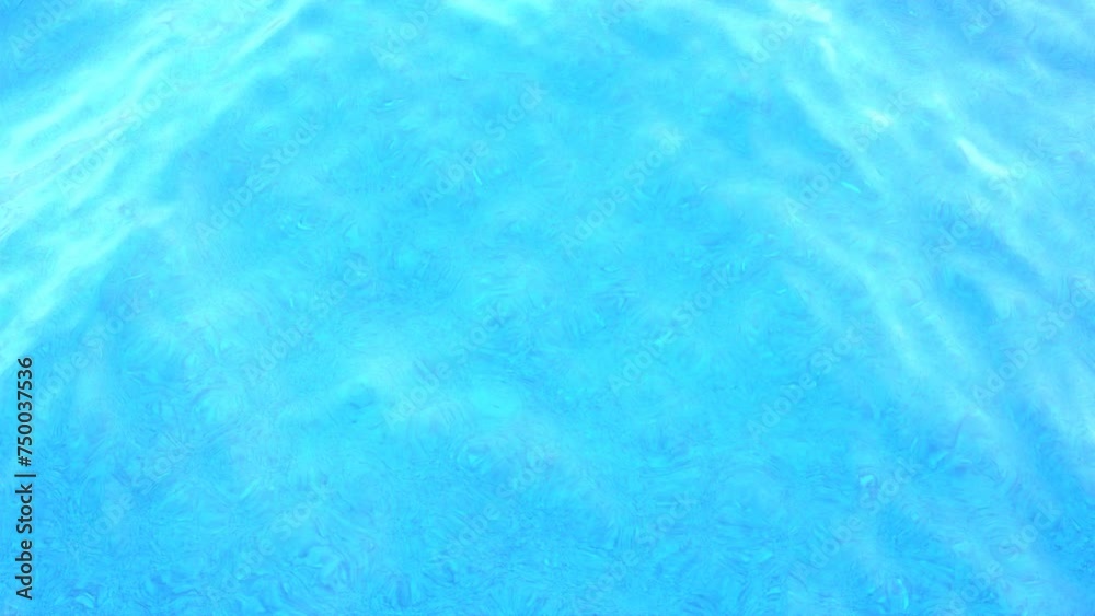The blue ocean seamless loop waving animation as 3d modeling reflection and caustics effects. The blue ocean seamless loop waving animation as 3d modeling reflection and caustics effects.
