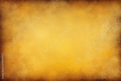 Vintage retro style amber yellow texture vignette portrait background - amber yellow abstract old rough vignetting paper - pastel antique ancient dirty vertical backdrop wallpaper