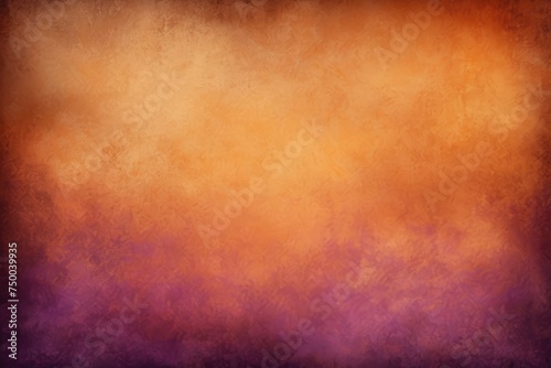 Vintage retro style amethyst copper orange texture vignette portrait background - copper orange abstract old rough vignetting paper - pastel antique ancient dirty vertical backdrop wallpaper