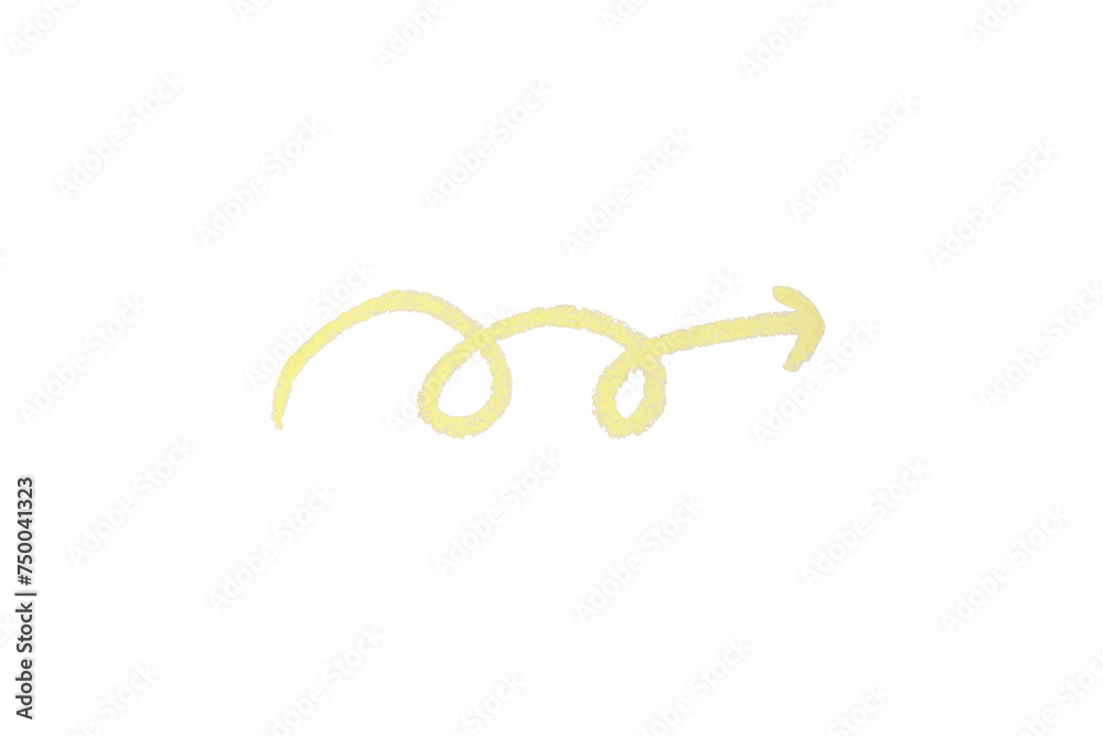 light yellow pencil strokes isolated on transparent background light yellow pencil strokes isolated on transparent background