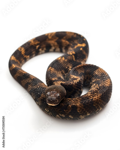 Close-up Detail of a Serpent's Head