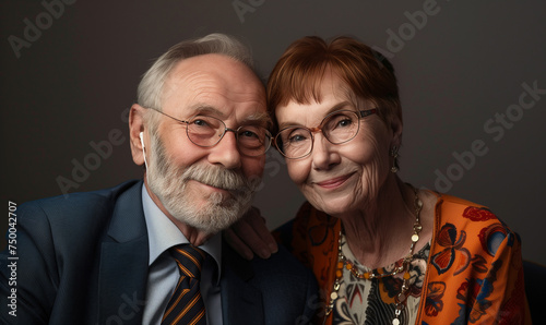 Studio portrait of a happy ...