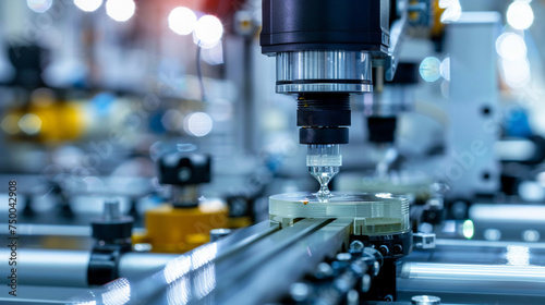 Machine vision systems inspect products for defects and deviations from specifications, ensuring consistent quality in manufacturing processes. photo