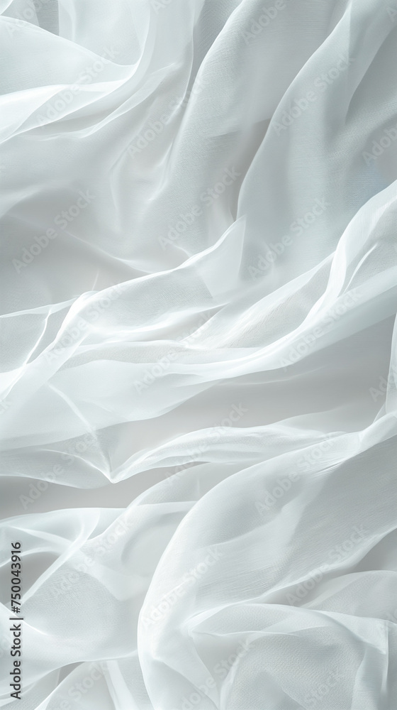 Fototapeta premium white silk tulle veil fabric