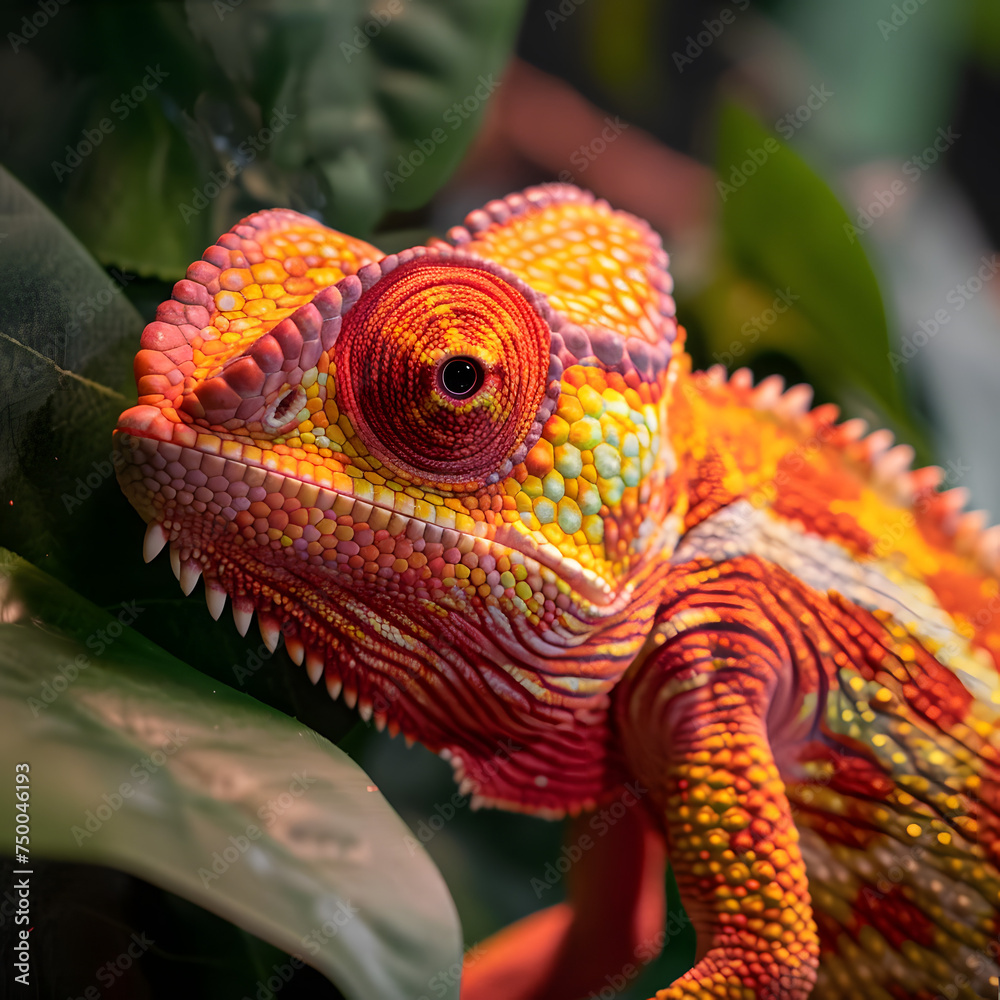 Obraz premium chameleon