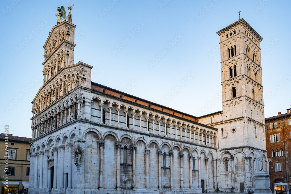 Lucca, Italy, the Cathedral of Saint Michele, gothic style