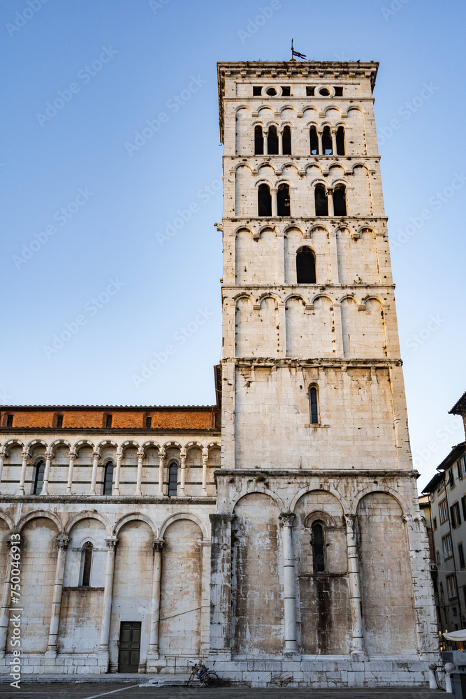 Lucca, Italy, the Cathedral of Saint Michele, gothic style