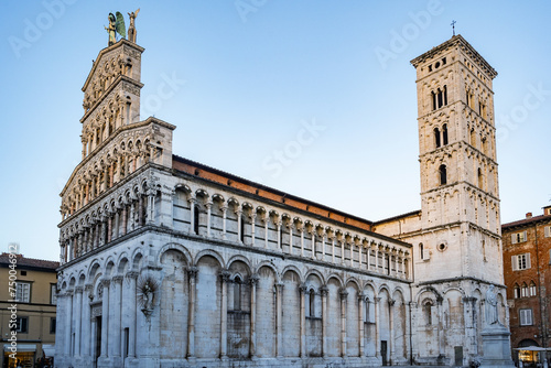 Lucca, Italy, the Cathedral of Saint Michele, gothic style