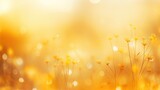 Yellow Nature Blurred Background: Abstract Yellow Nature Background with Wide Bokeh, Perfect for Summer Glare and Dull Backgrounds