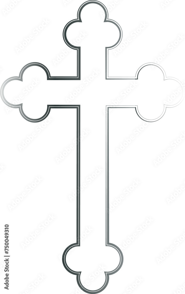 Cross church drawing design banner. Cross church drawing design banner.