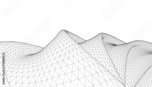 Architectural drawing. Geometric background