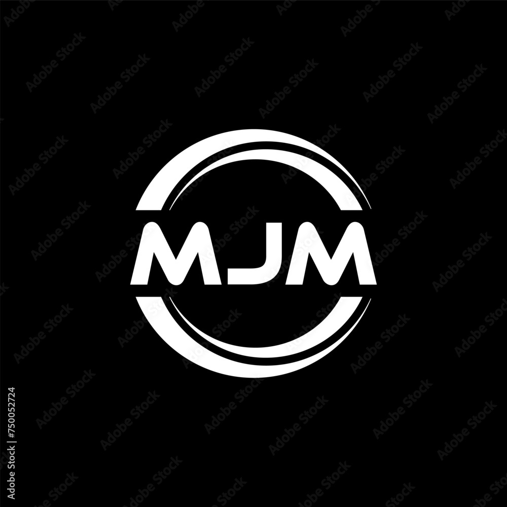 MJM letter logo design with black background in illustrator, vector logo modern alphabet font overlap style. calligraphy designs for logo, Poster, Invitation, etc. MJM letter logo design with black background in illustrator, vector logo modern alphabet font overlap style. calligraphy designs for logo, Poster, Invitation, etc.
