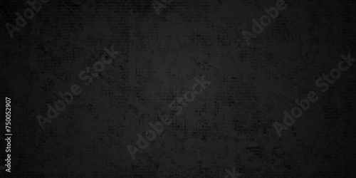 Black stone wall texture grunge rock surface. dark gray concrete background backdrop. wide panoramic banner. old wall stone for dark black distressed grunge background wallpaper rough concrete wall. 