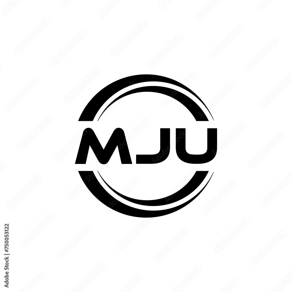 MJU letter logo design with white background in illustrator, vector logo modern alphabet font overlap style. calligraphy designs for logo, Poster, Invitation, etc. MJU letter logo design with white background in illustrator, vector logo modern alphabet font overlap style. calligraphy designs for logo, Poster, Invitation, etc.