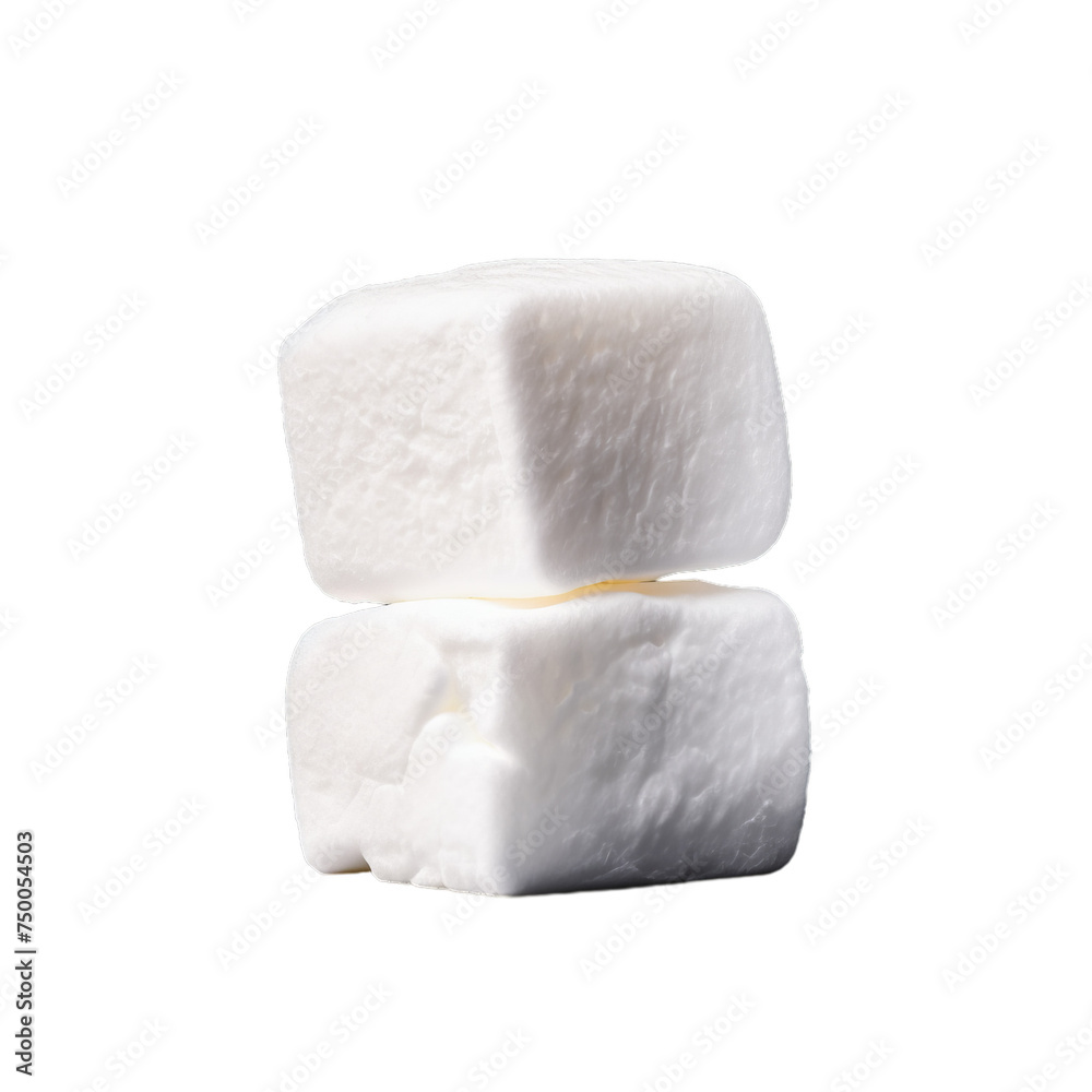 A marshmallow isolated on transparent background, png A marshmallow isolated on transparent background, png