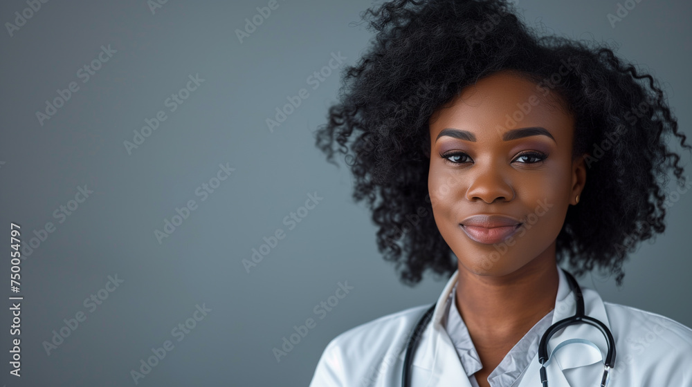 portrait of an african american woman doctor,ai portrait of an african american woman doctor,ai