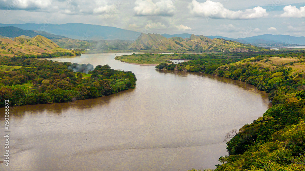 Magdalena River Basin during the day in Gigante – Huila – Colombia