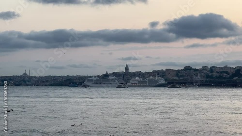 Bosphorus Bridge in istanbul - July 15 Martyrs' Bridge in Istanbul - Maiden's Tower Istanbul - Kiz Kulesi - The view of the Bosphorus from many angles, day and night - Seagull Animal - Night view