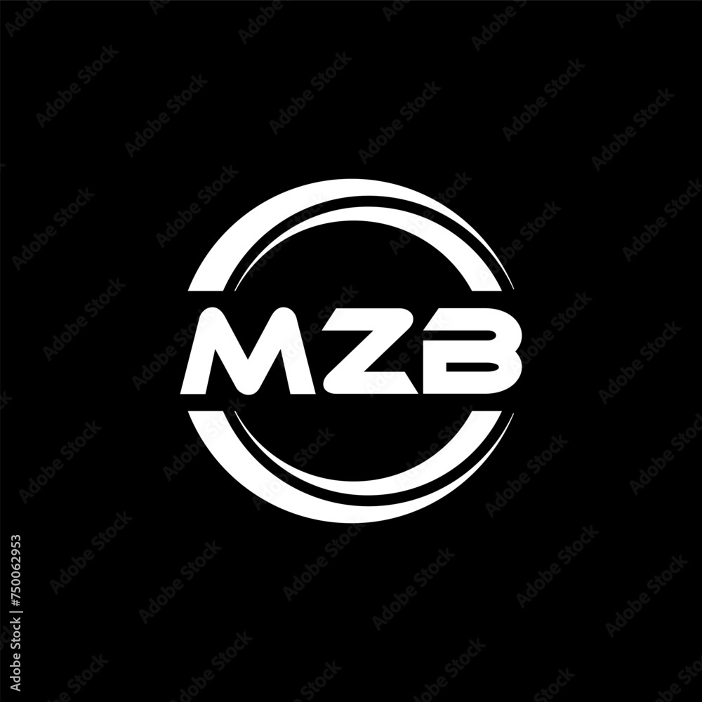MZB letter logo design with black background in illustrator, vector logo modern alphabet font overlap style. calligraphy designs for logo, Poster, Invitation, etc. MZB letter logo design with black background in illustrator, vector logo modern alphabet font overlap style. calligraphy designs for logo, Poster, Invitation, etc.