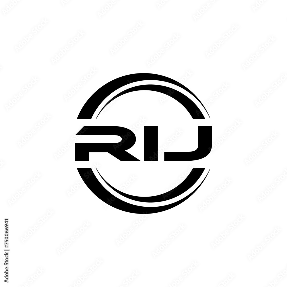 RIJ letter logo design with white background in illustrator, vector logo modern alphabet font overlap style. calligraphy designs for logo, Poster, Invitation, etc. RIJ letter logo design with white background in illustrator, vector logo modern alphabet font overlap style. calligraphy designs for logo, Poster, Invitation, etc.