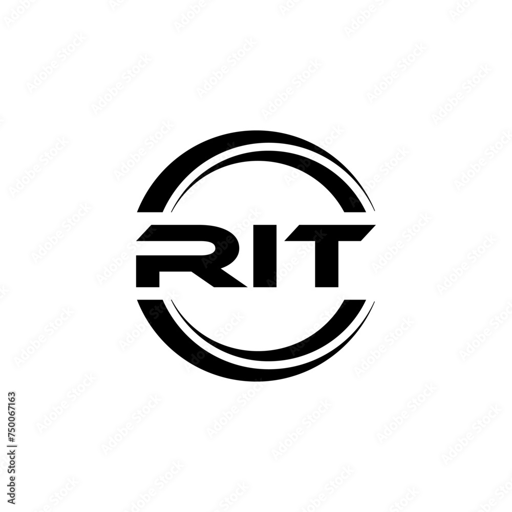 RIT letter logo design with white background in illustrator, vector logo modern alphabet font overlap style. calligraphy designs for logo, Poster, Invitation, etc. RIT letter logo design with white background in illustrator, vector logo modern alphabet font overlap style. calligraphy designs for logo, Poster, Invitation, etc.
