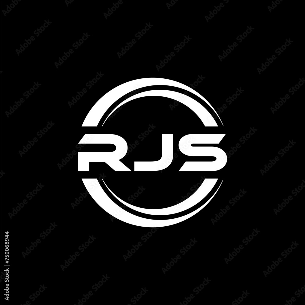 RJS letter logo design with black background in illustrator, vector logo modern alphabet font overlap style. calligraphy designs for logo, Poster, Invitation, etc. RJS letter logo design with black background in illustrator, vector logo modern alphabet font overlap style. calligraphy designs for logo, Poster, Invitation, etc.