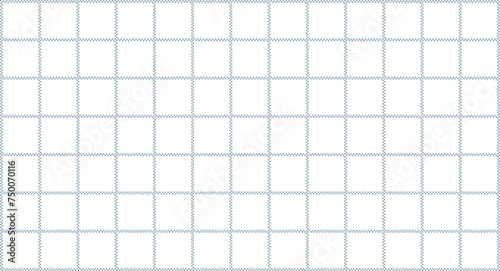 Grid symmetrical background from chess, square graph project texture, lines paper page isolated, cells notebook pattern, grid banner, mockup template copybook - vector