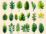 Celebrating Biodiversity: Inspiring Green Leaf Illustrations