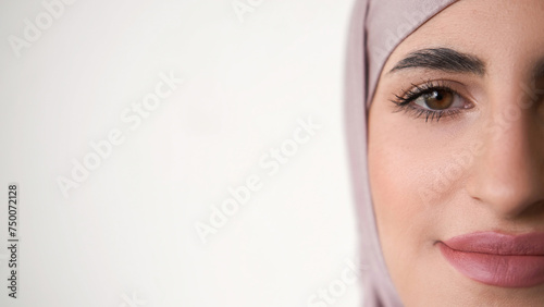 Muslim woman culture tradition face hijab veil