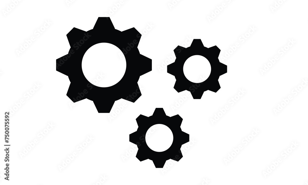 Vector Cog Settings Icon Symbol Vector Cog Settings Icon Symbol