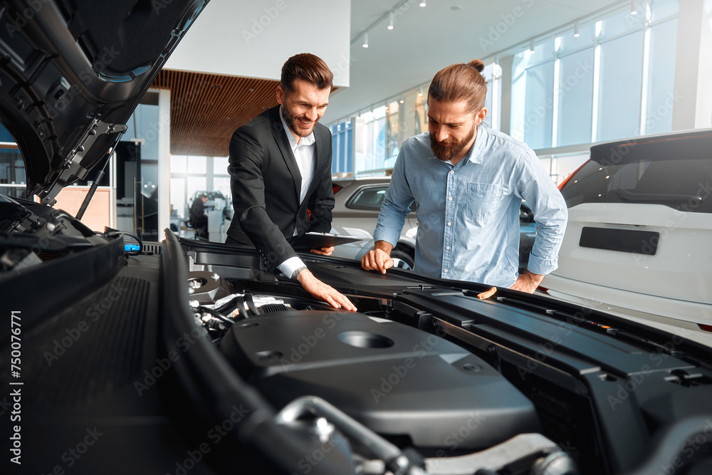 Car showroom. Buying, renting a car. Car showroom. Buying, renting a car.
