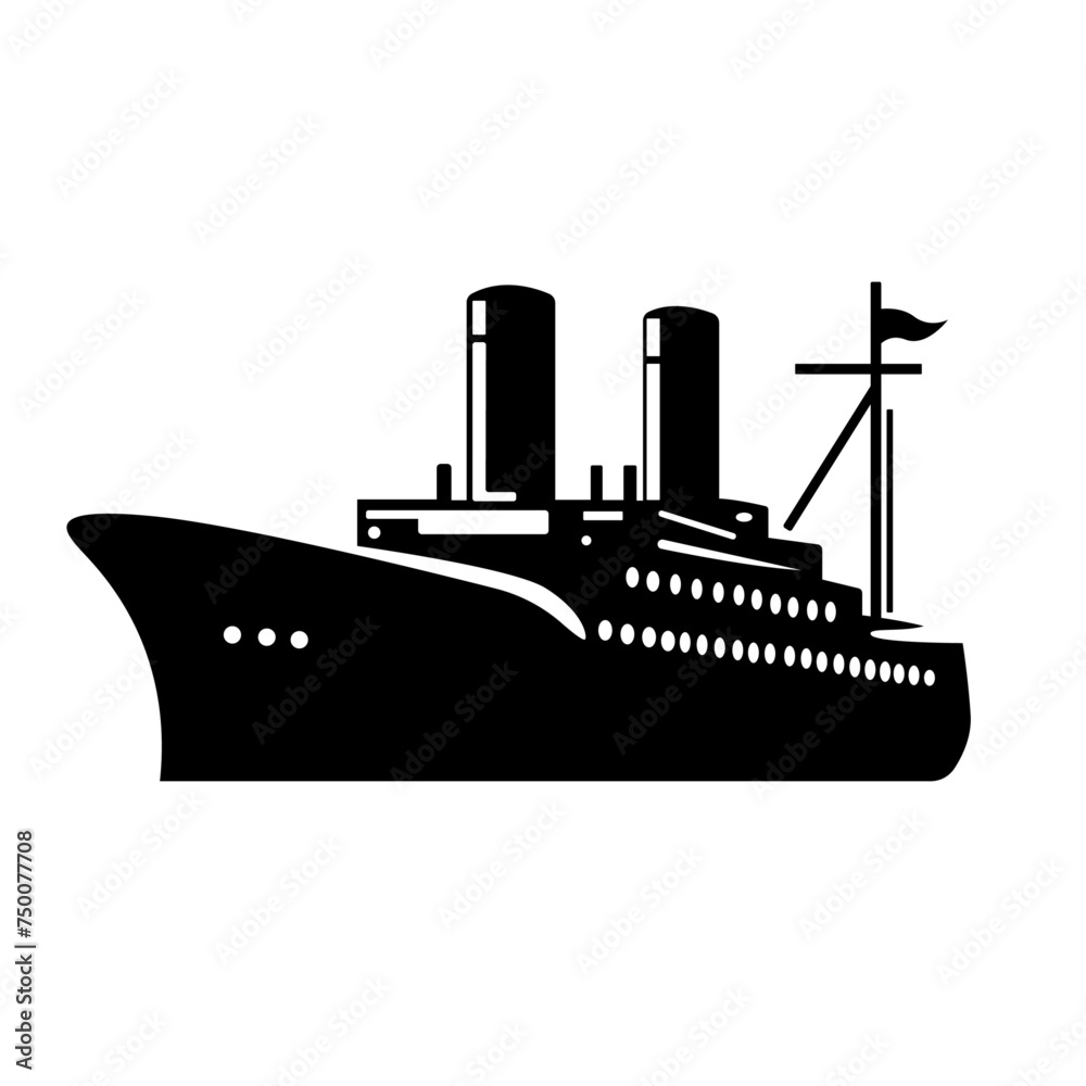 Obraz premium A large cruise ship