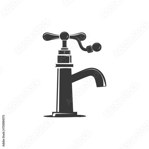 Silhouette water faucet black color only