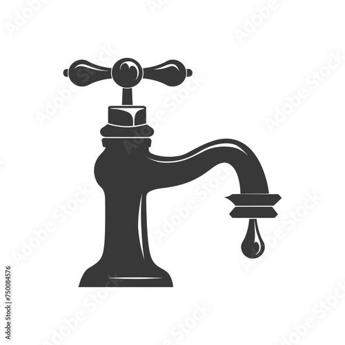 Silhouette water faucet black color only