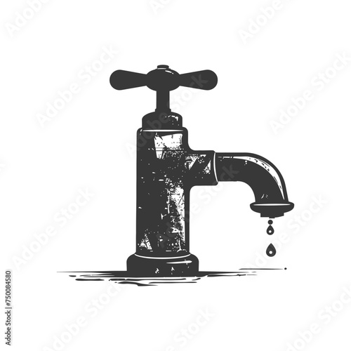 Silhouette water faucet black color only