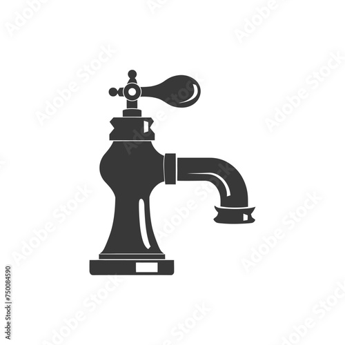 Silhouette water faucet black color only