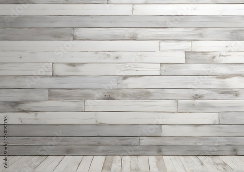 White, grey wooden wall texture, old painted pine planks