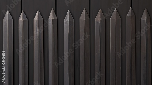 Abstract background displays sword texture. Blades of metal enhance allure.